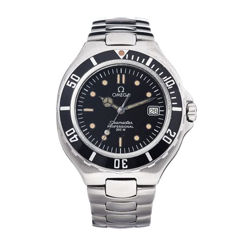 omega seamaster black quartz|omega seamaster quartz watch price.